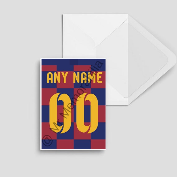 PERSONALISED HARRY KANE A5 BIRTHDAY CARD ANY NAME AGE GREETING OCCASION