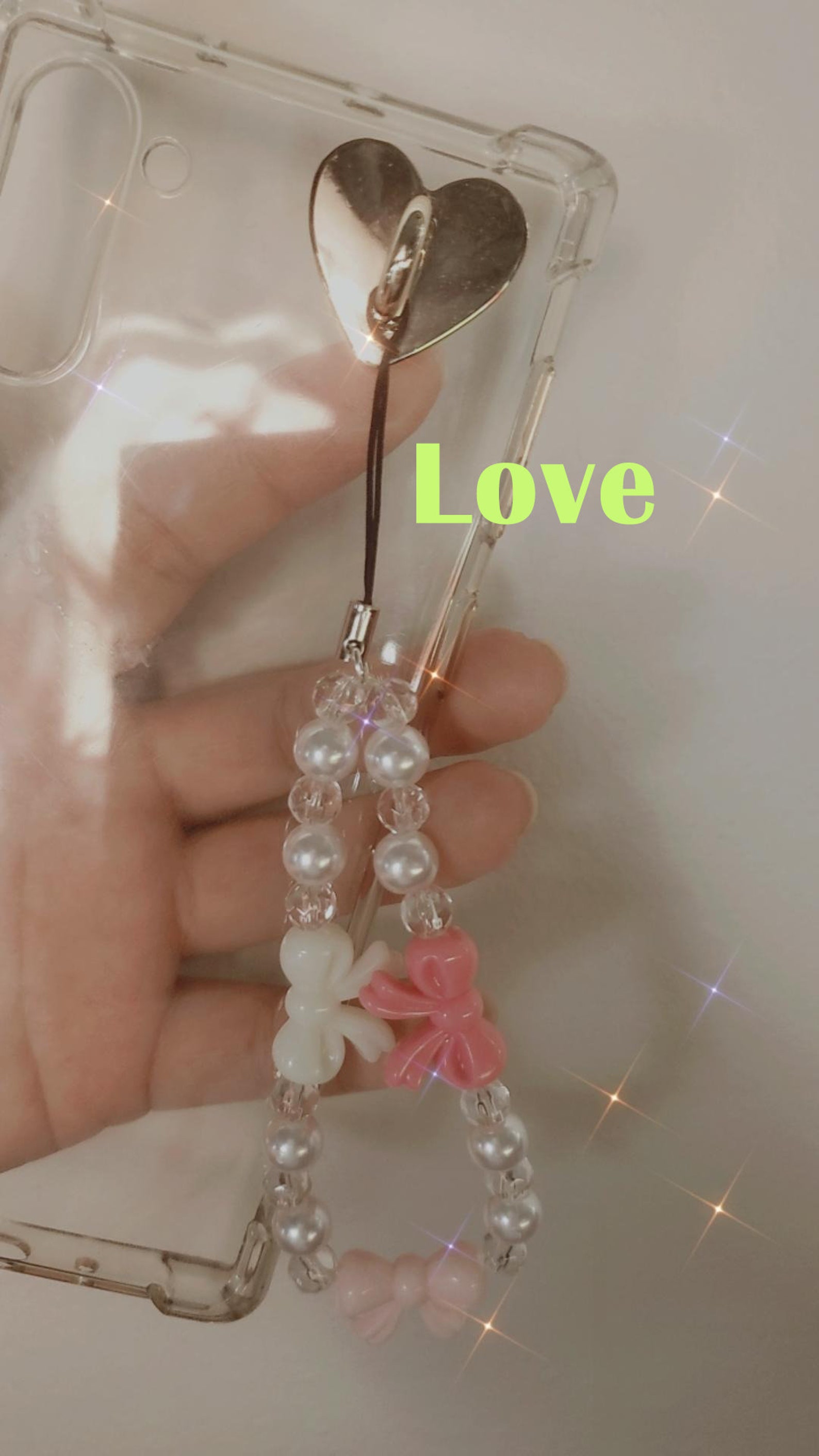 Heart Shape Cell Phone Hook, Adhesive Cell Phone Strap Hook,charm