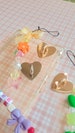 Heart Shape Cell Phone Hook, Adhesive Cell Phone Strap hook,Charm holder,Bling Accessories Key Ring Cute Star Kpop Style Cool Item 