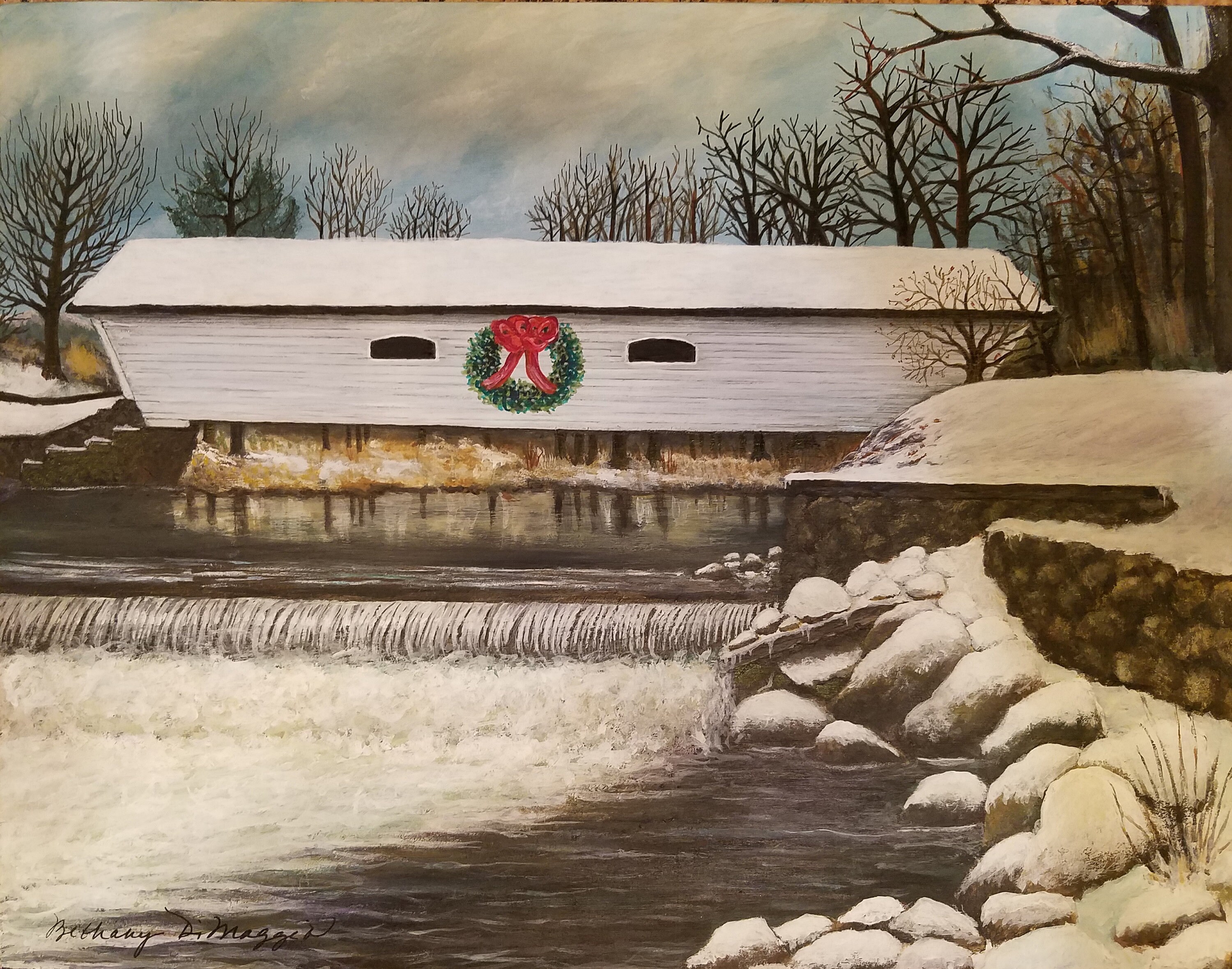 Doe River Covered Bridge Elizabethton Tennessee. Open Etsy