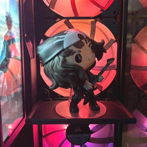 Gaming PC Fan (120mm) Display Shelf for Funko Pop / Decorative Items - Black or White