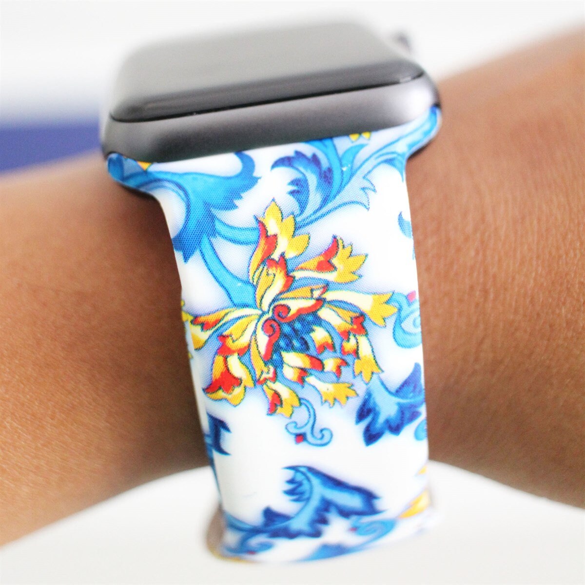 Apple Watch Pattern Printed Silicone Bands Gift 38mm 40mm 42mm Etsy