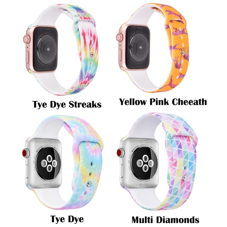 tie dye apple watch face