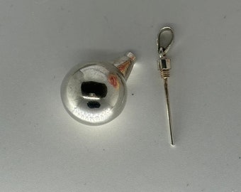 925 silver perfume holder pendant