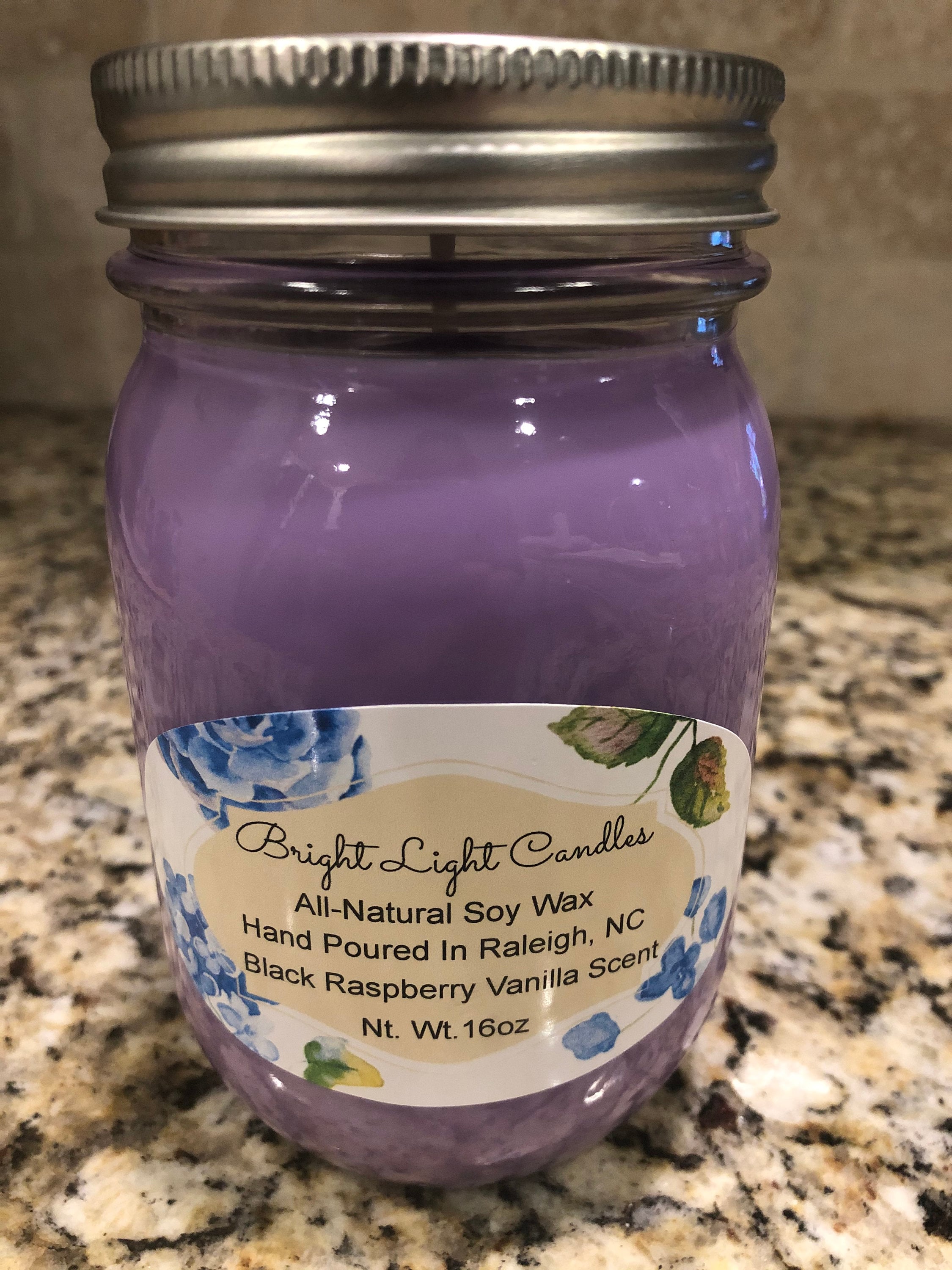 Hand Poured 16oz Mason Jar 100 Soy Candle Highly Scented All Etsy