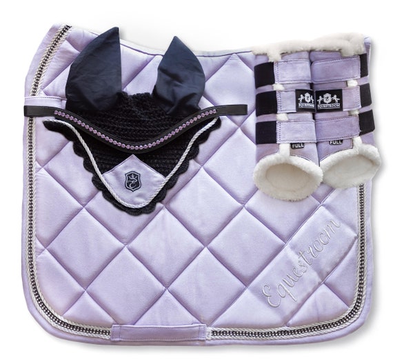 Frosted Lilac Saddle Pad Set Etsy