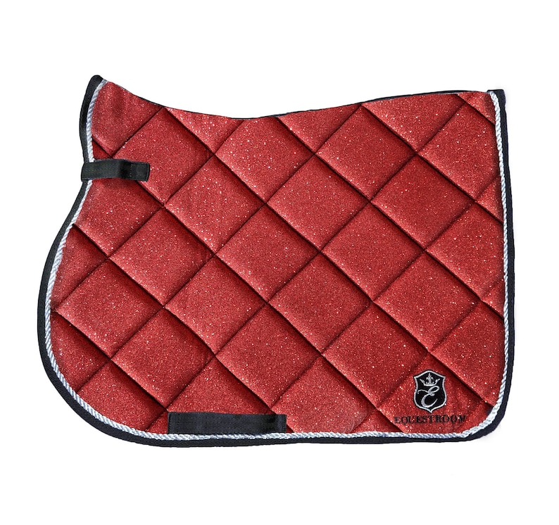 Crimson Red Saddle Pad