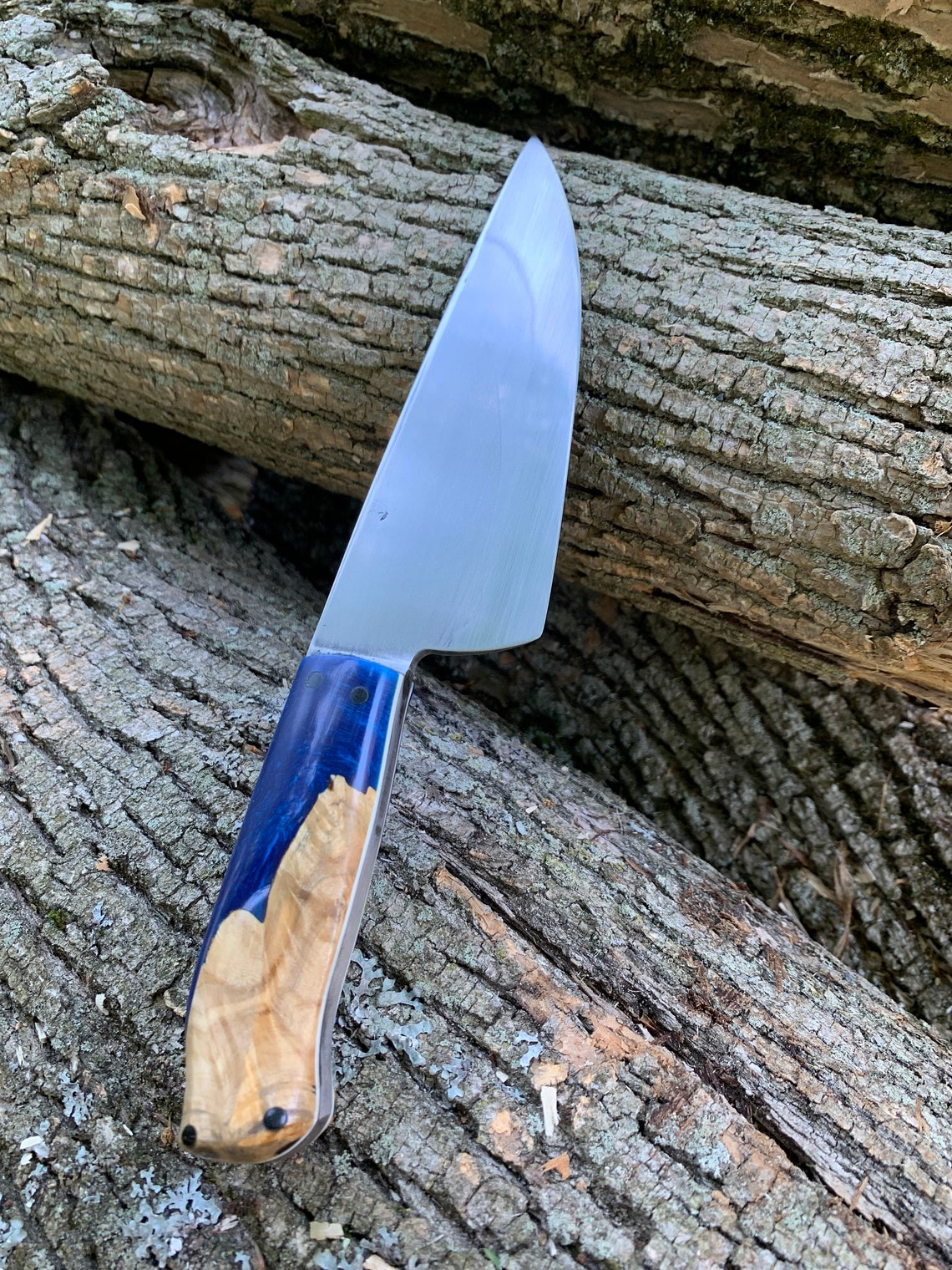 Hand Chef knife with hamon Etsy