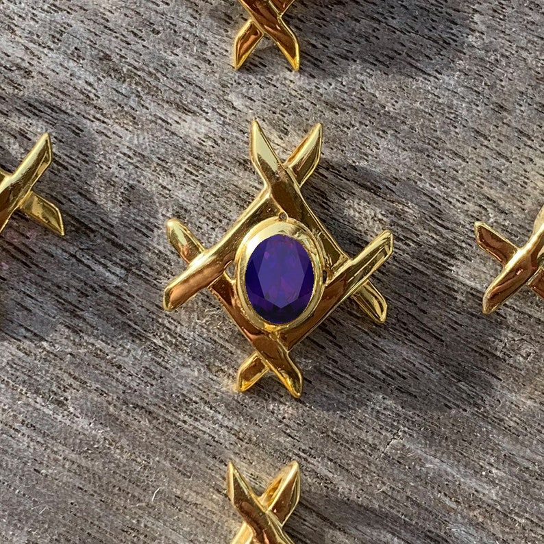 FANY Women/'s Fashionable 0.925 Argentium Gold Plated Silver Light Amethyst Gemstone Pendant 0.39 Ct Valentine/'s Day Perfect Gift