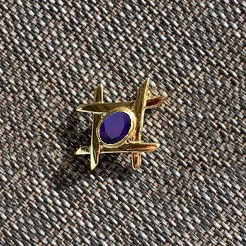 FANY Women/'s Fashionable 0.925 Argentium Gold Plated Silver Light Amethyst Gemstone Pendant 0.39 Ct Valentine/'s Day Perfect Gift