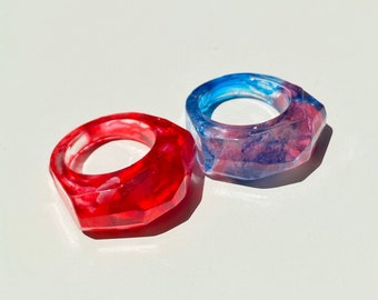 Unique resin rings H