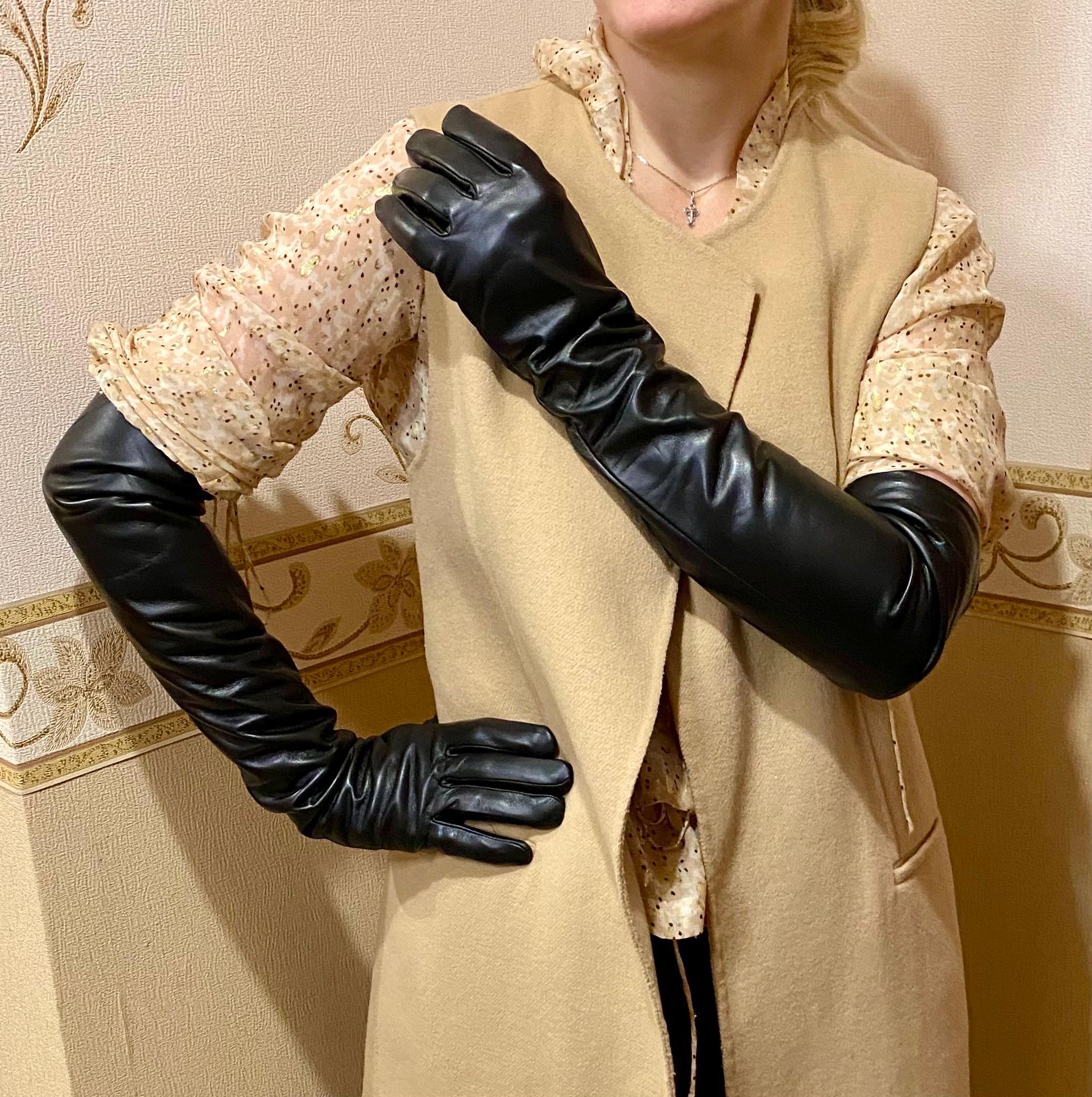 Opera leather gloves - Etsy 日本