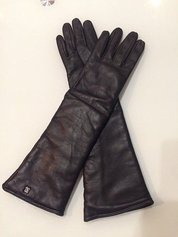 Women's winter leather gloves Size - 7 1/2 Evening