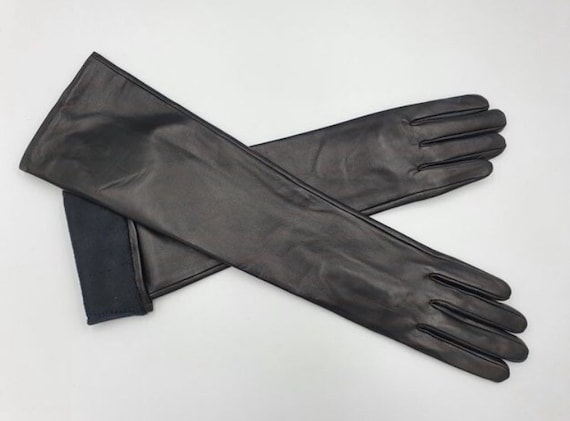 Leather gloves with "Touch Screen" coating Women's