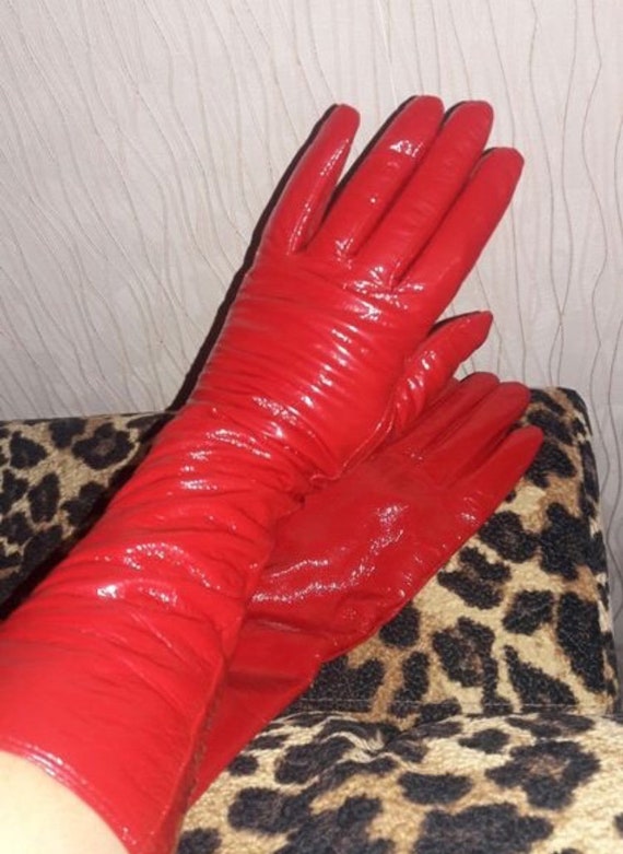 Women's leather gloves Size - 7 1/2 Evening gloves