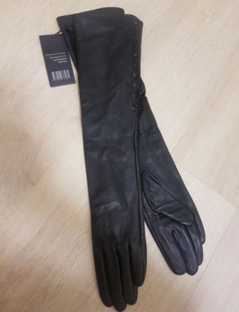 Vente flash Gants dhiver pour femmes Gants dhiver neufs Taille 6 1/2, 7, 7 1/2, 8, 8 1/2 Gants de soirée Gants chauds Gants longs en cuir image 5