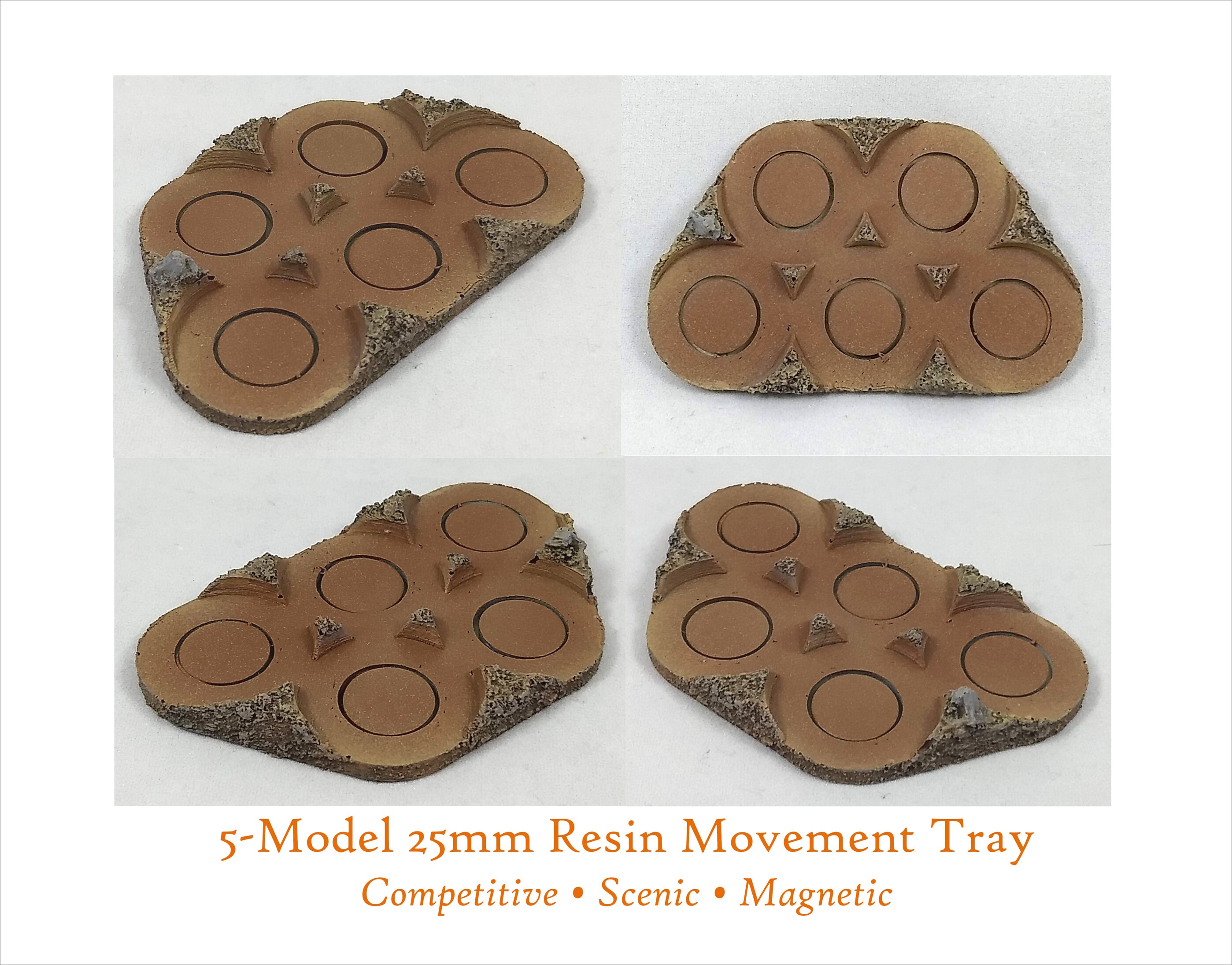 25mm Movement Tray: Round Base / Competitive -