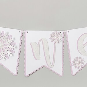 Snowflake Birthday Banner