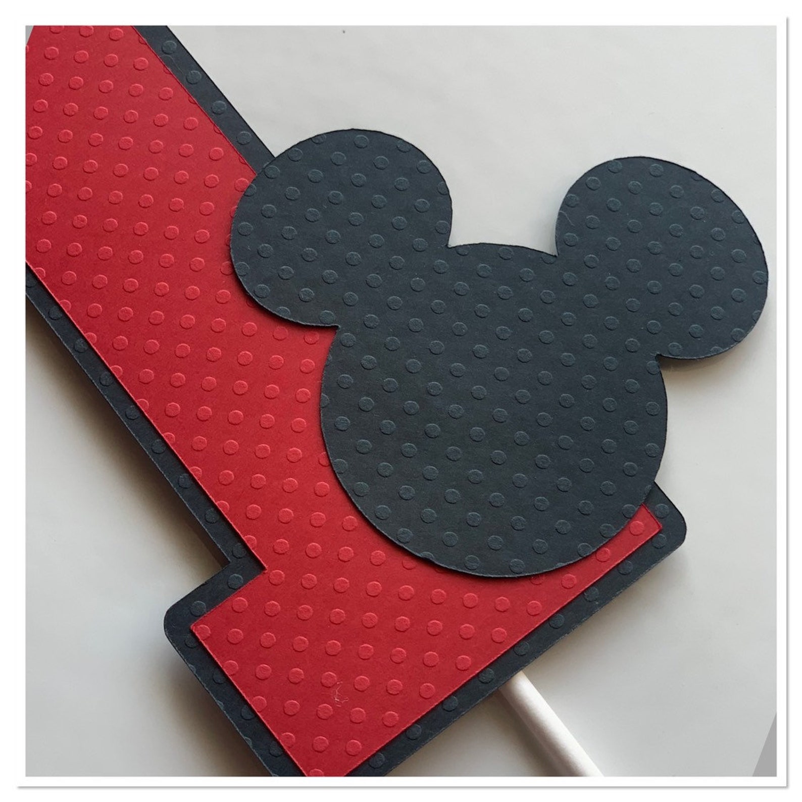 Mickey Mouse First Birthday Cake Topper - Etsy