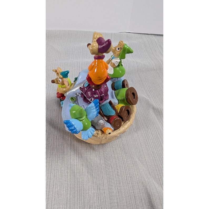 Pvc Mice Vintage Disney Cinderella PVC Set - Mice Sewing - Coach - Cinderella - Etsy