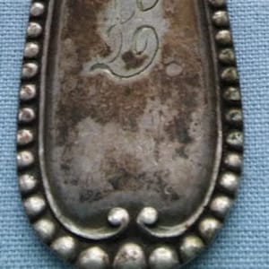 1898 Wm. Rogers Silver-plate Monogrammed Teaspoon, &#39;Seville&#39;