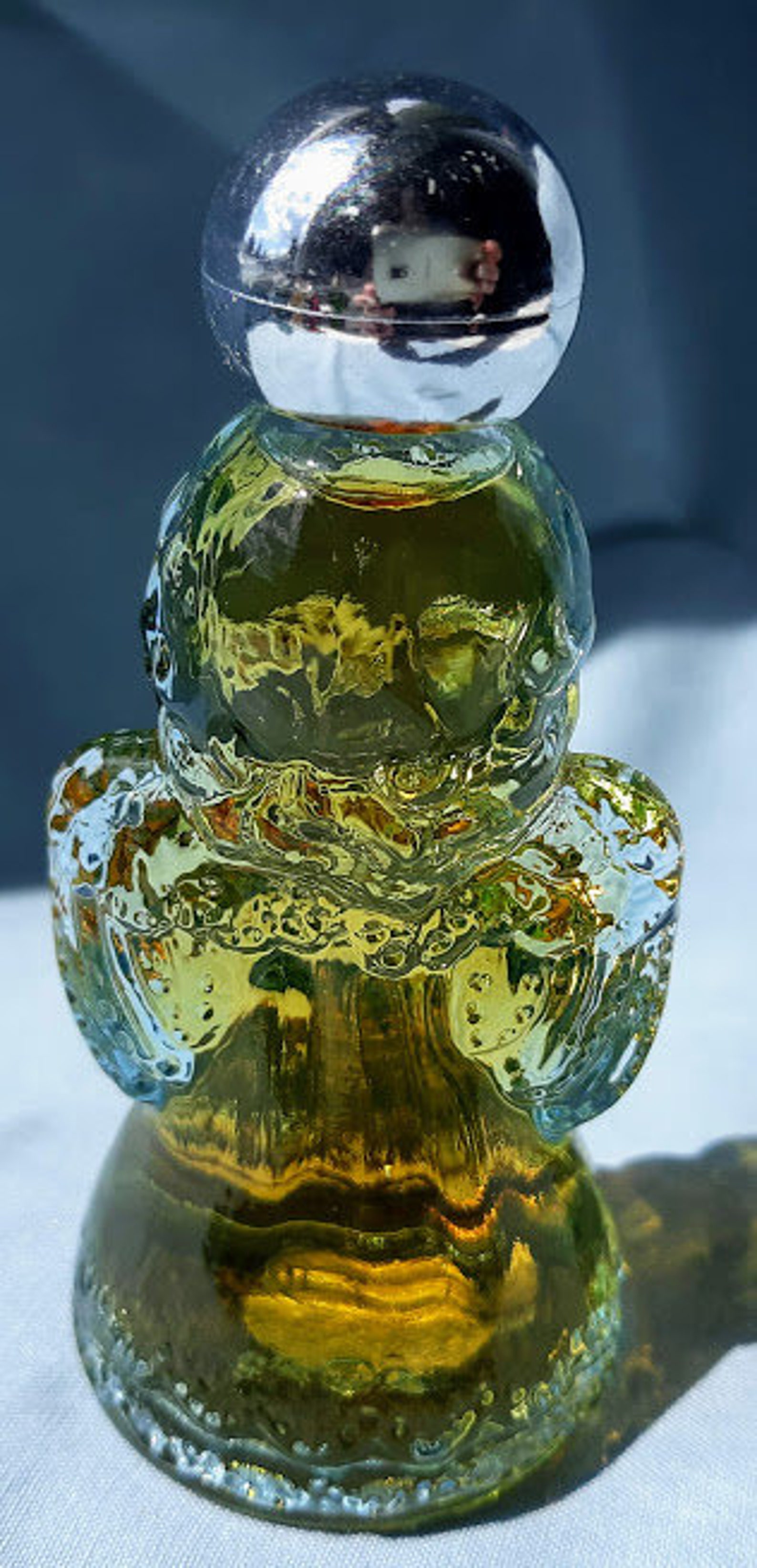 Vintage Avon Angel Collectible Full Cologne Bottle Blue Etsy