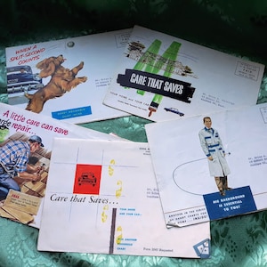 Vintage Lot of Five (5) Chevrolet Dealer Mailers, 1950s