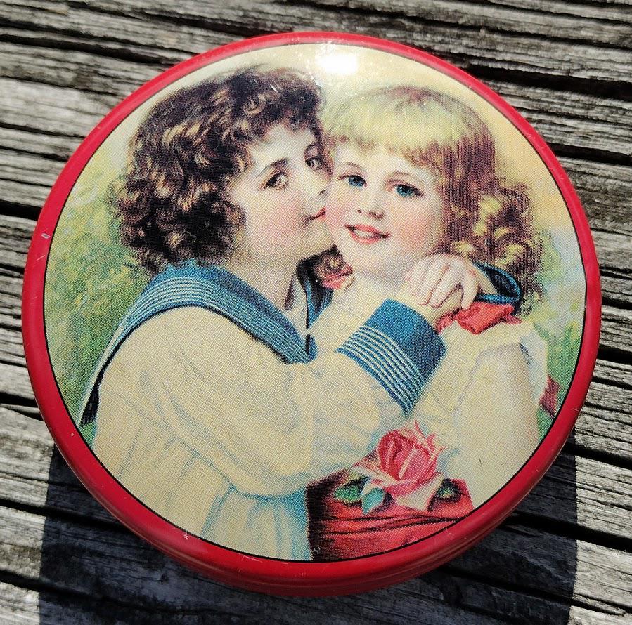 Vintage Round Mint Tin - Etsy