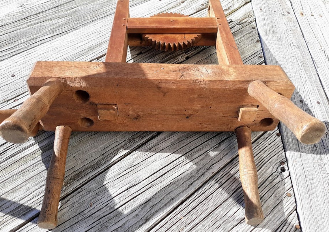 Antique Handmade Wooden Yarn Winder c. 1800s Etsy