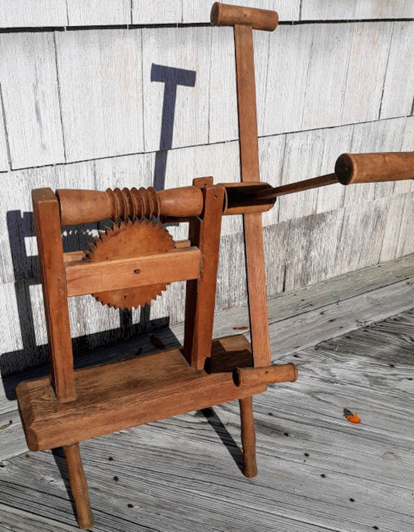 Antique Handmade Wooden Yarn Winder c. 1800s Etsy