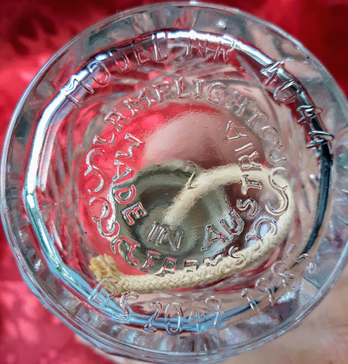 Vintage Lamplighter Farms Kerosene Oil Lamp Made in Austria Etsy