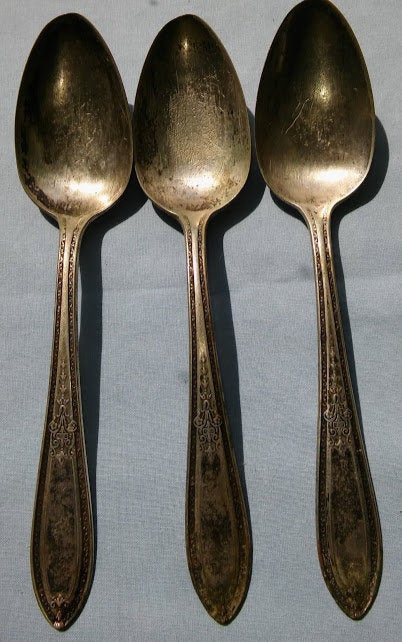 Set of Three Vintage 'WM Rogers & Son AA' Silverplate Etsy