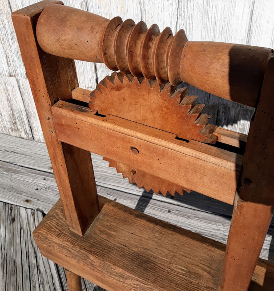 Antique Handmade Wooden Yarn Winder c. 1800s Etsy