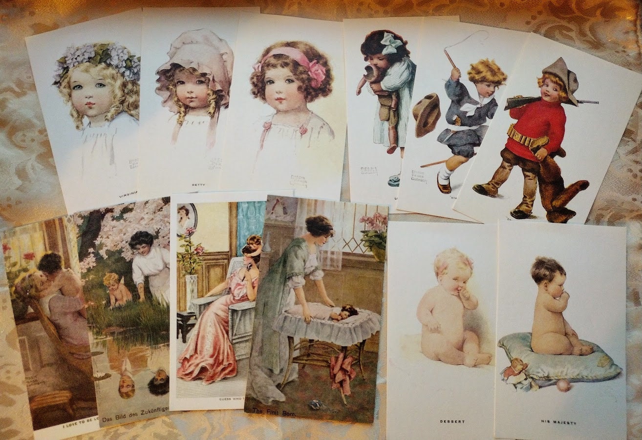 Bessie Pease Gutmann - Etsy