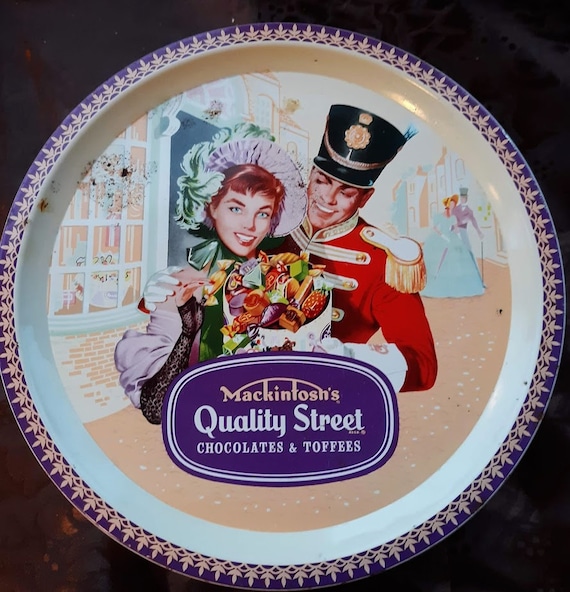 Vintage Tin, mackintosh's Quality Street Chocolates & Toffees, C