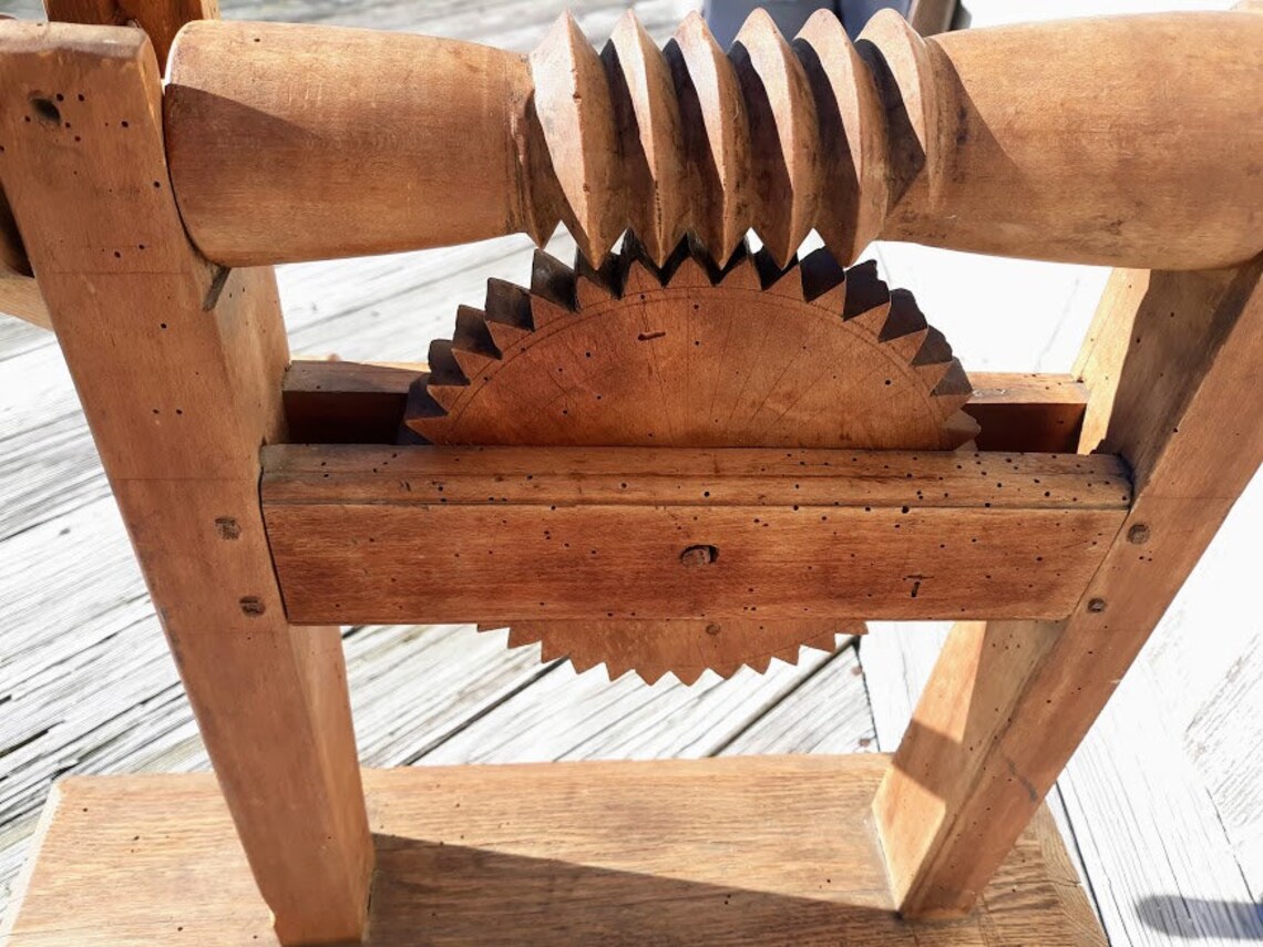 Antique Handmade Wooden Yarn Winder c. 1800s Etsy