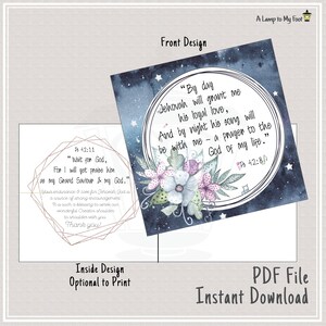 Bible Friendship Card, Encouragement Card, Scriptural Card, JW Card, Bible Verse Card, Greeting Card, Digital Download