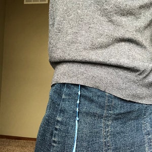 Tzitzits Dark blue and Light Blue, braided loop set of 4 with/out a decorative bead, Torah Fringe