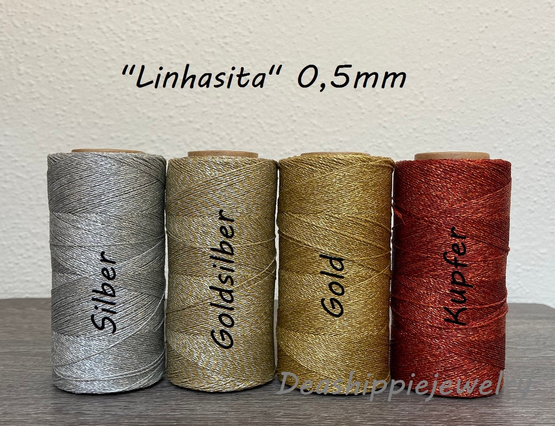 Gewachstes Nähgarn 0,8 Mm – 260 M Polyesterfaden Für Leder, Buchbindung & Handwerk