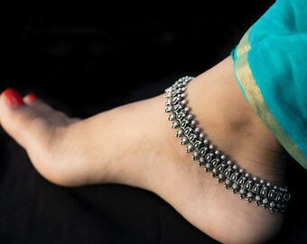 payal for ladies silver