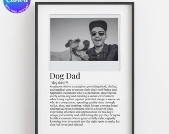 Lámina personalizada para papás de perros / Regalo personalizado para papás de perros / Regalo para padres de perros / Cumpleaños de papás de mascotas / Láminas para dueños de perros / Regalo conmemorativo para mascotas