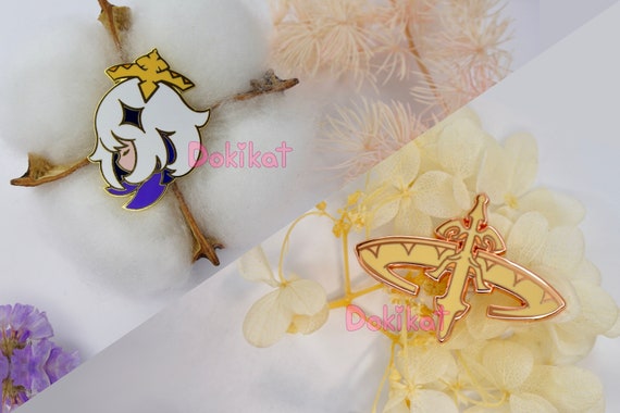 Paimon Enamel Pin Genshin Impact Fanmade Merchandise | Etsy