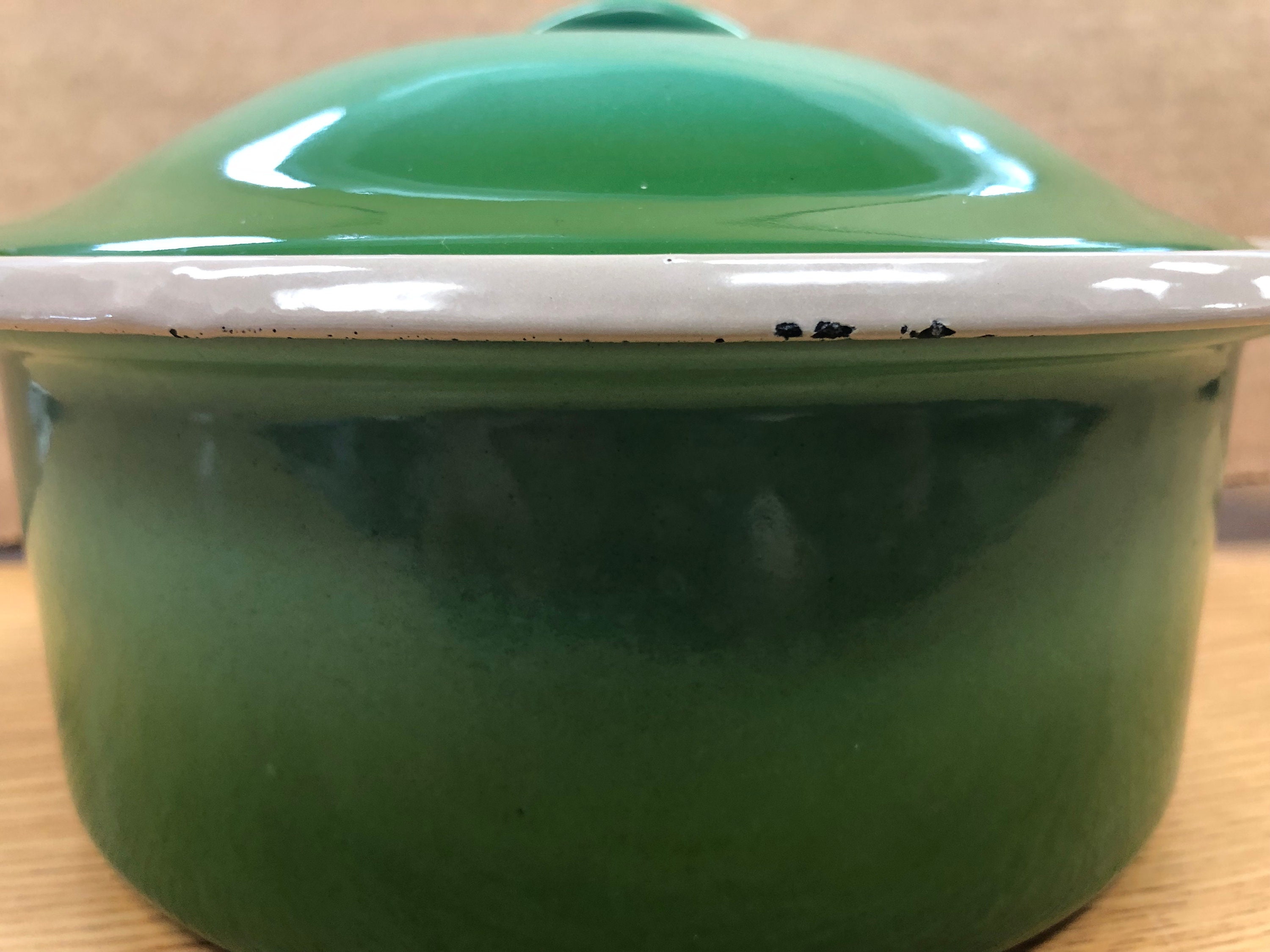Enamel Pot With Lid For Cooking Green Floral Enamel Stock - Temu