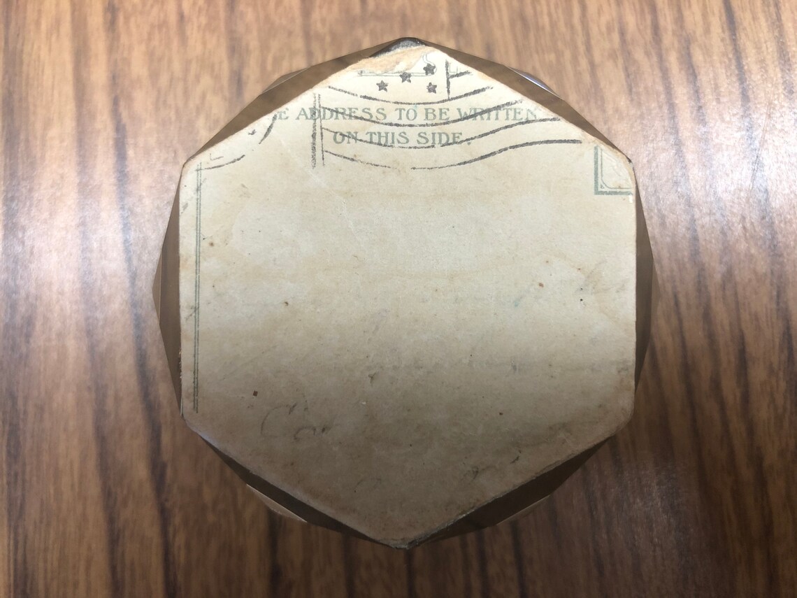 Washington Paperweight Postcard on Back Americana Etsy