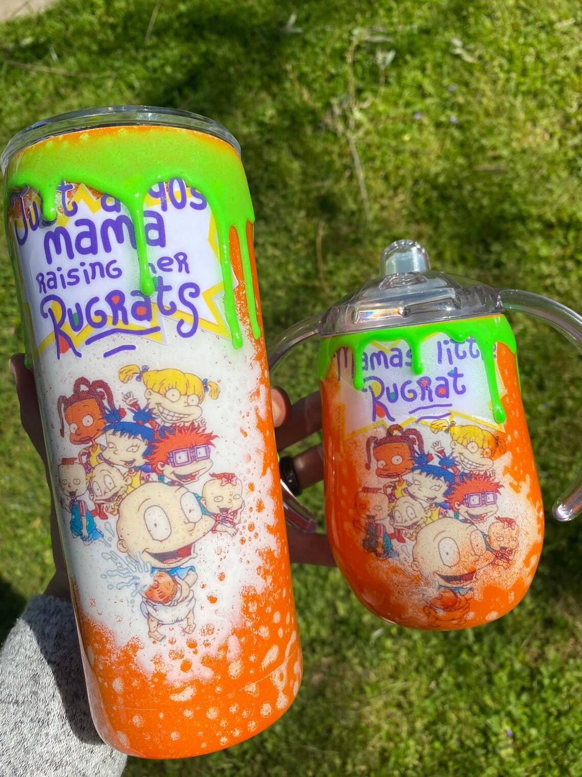 Cartoon tumbler set Etsy