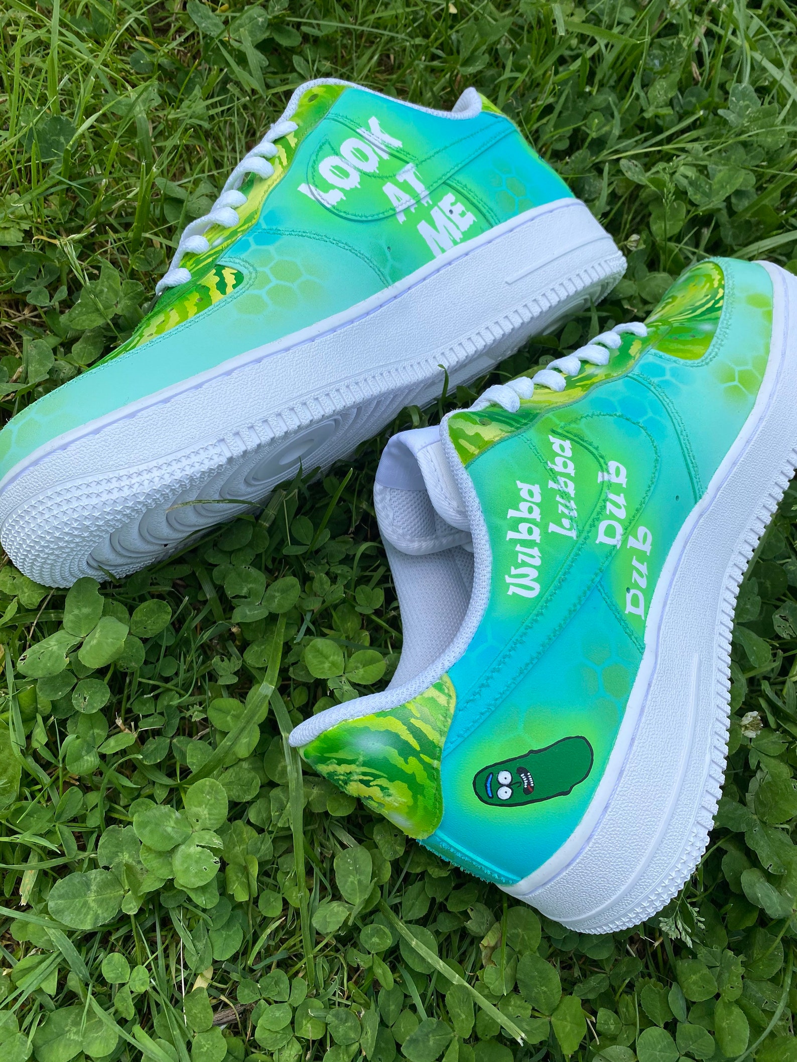 rick and morty nike air force 1
