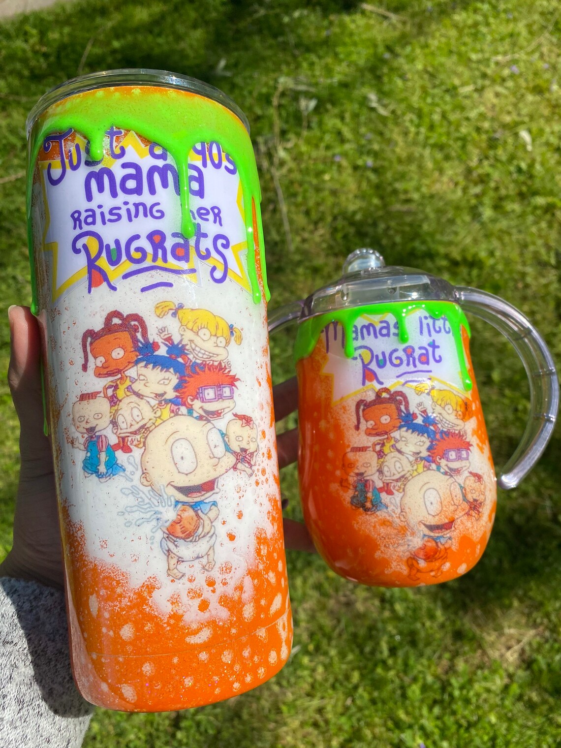 Cartoon tumbler set Etsy