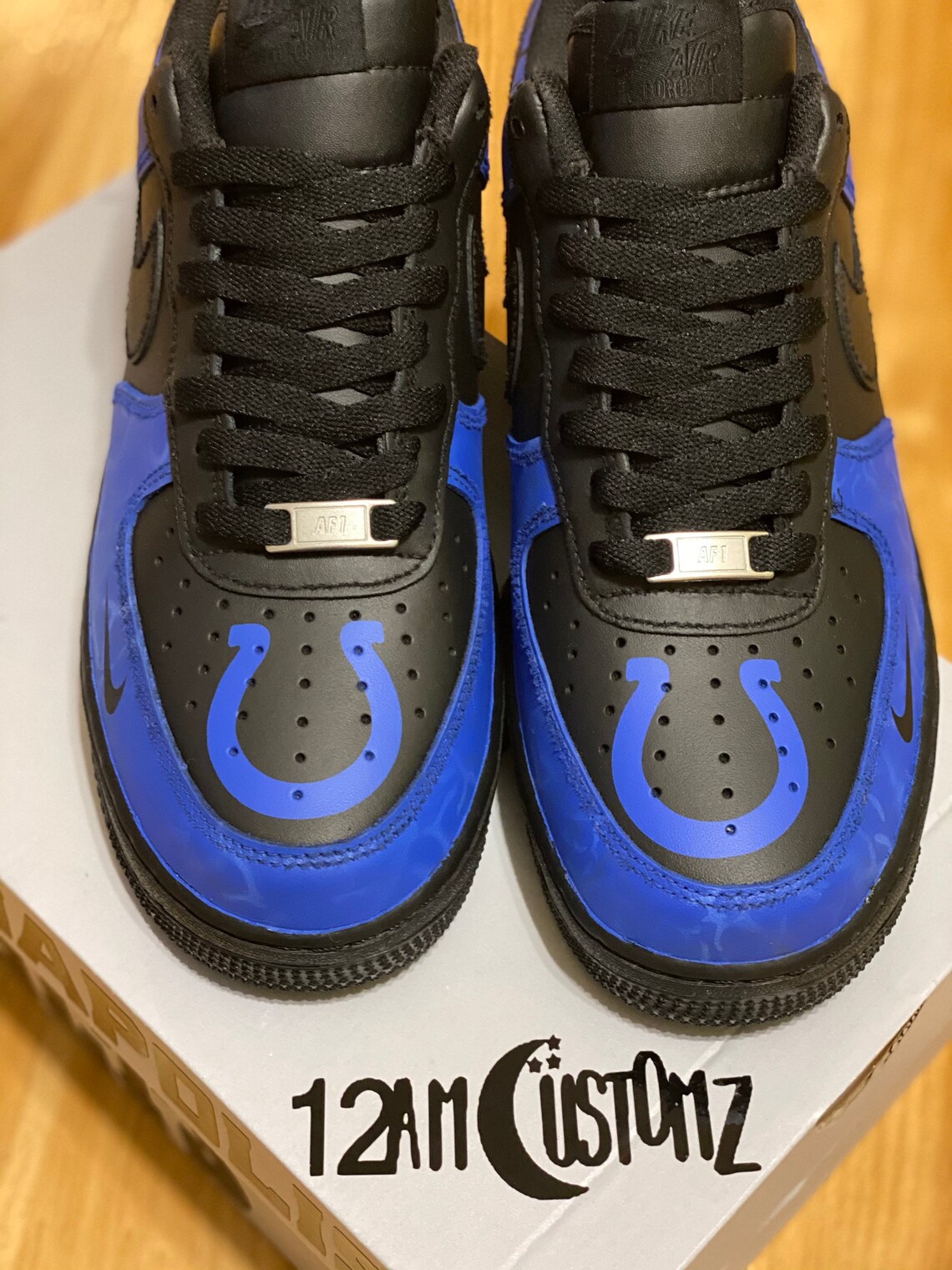 Indianapolis Colts NFL custom Nike Air Force 1 shoes | Etsy