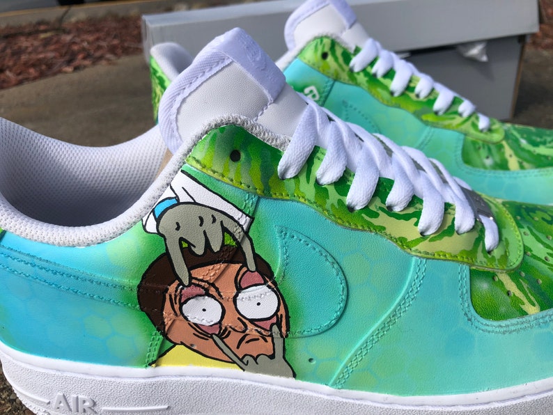 rick and morty nike air force 1