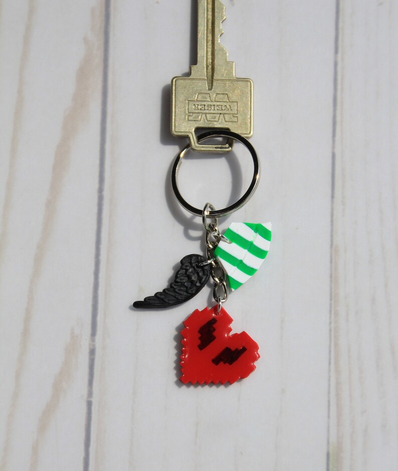 Philza Keychain Minecraft Accessory Dream SMP Purse Charm Etsy